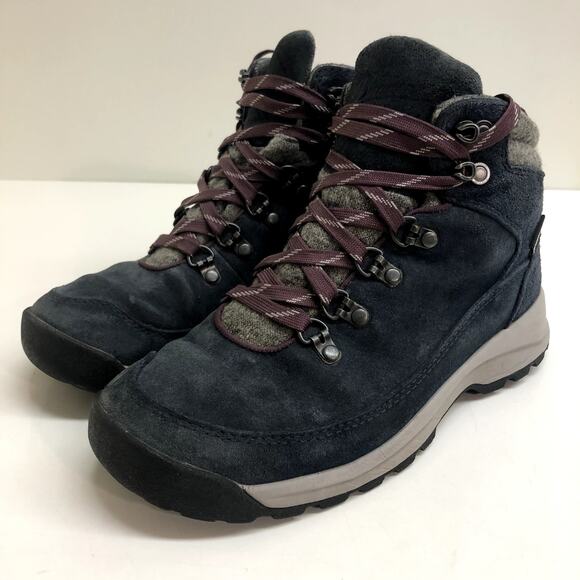 Danner Women's Adrika 5" Hiker Navy Blue Suede Wool Ankle Hiking Boot Size 6 - Picture 2 of 13